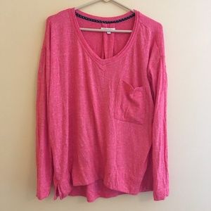 Anthropologie Pure + Good Pink Marl Sweater L